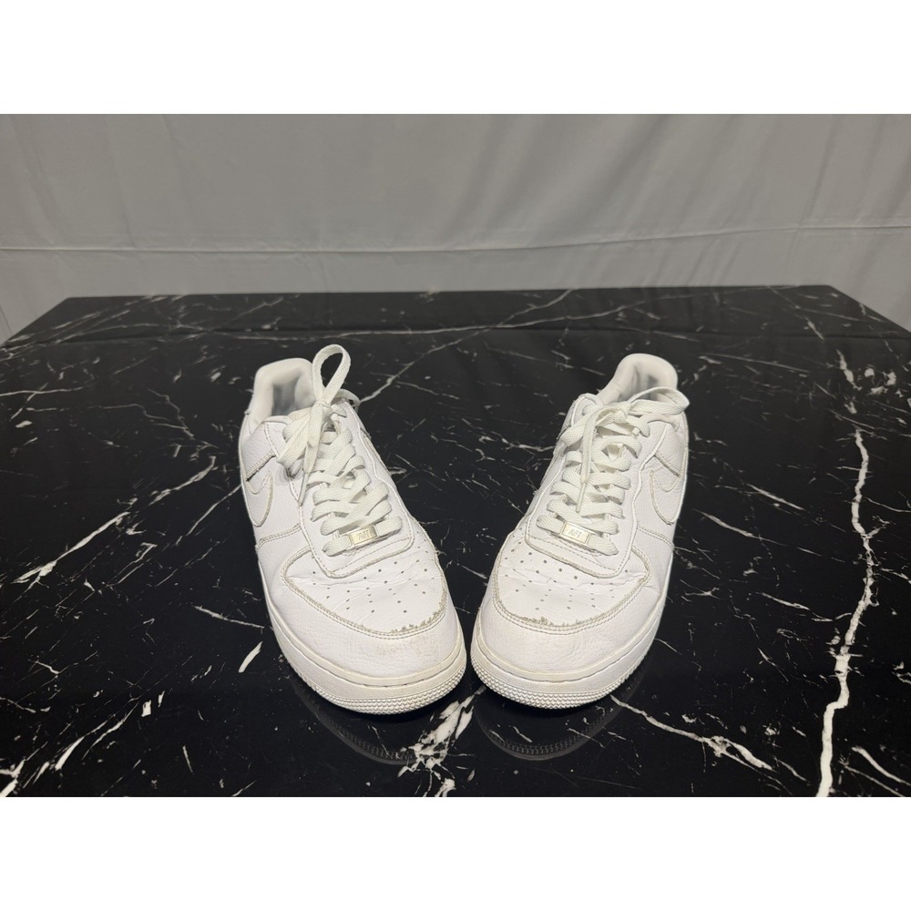 9.5 Nike Air Force 1 '07 Low Triple All White On White 315122-111 Men's
